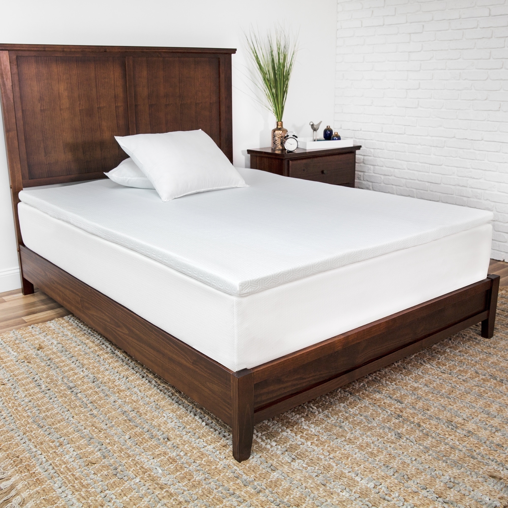 SensorPEDIC Prime 2 Inch Gel Infused Memory Foam Mattress Topper 