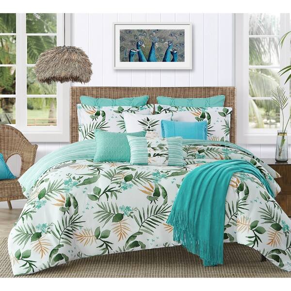Shop Caribbean Joe Tropical Nassau 4pc Microfiber Reversible