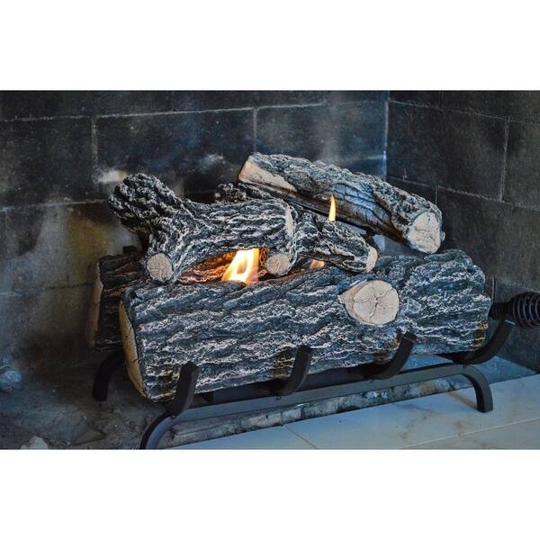 Shop Terra Flame Ventless Gel Fuel Log Set Overstock 25640400