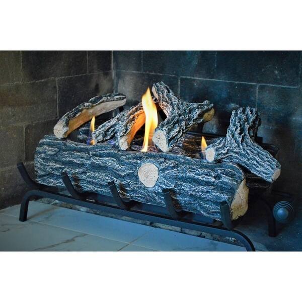 Shop Terra Flame Ventless Gel Fuel Log Set Overstock 25640400