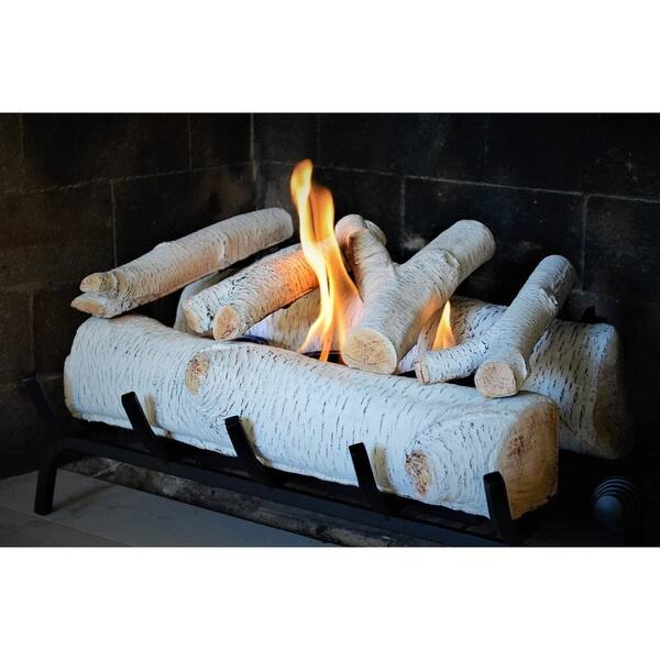 Shop Terra Flame Ventless Gel Fuel Log Set Overstock 25640400