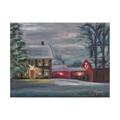 Marnie Bourque 'Sterling Hill Twilight' Canvas Art