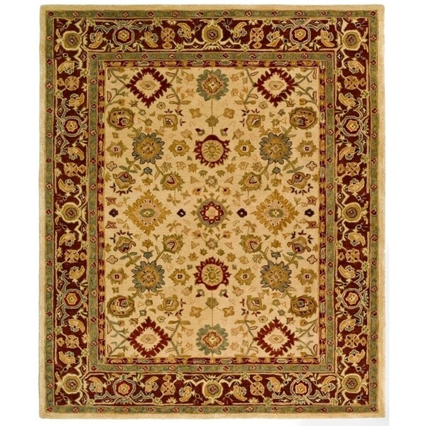 Safavieh Handmade Anatolia Oriental Heirloom Ivory Hand-spun Wool Rug - 8' x 10'