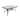 COSCO Outdoor Living Steel Patio Dining Table with Tempered Glass Table Top - N/A