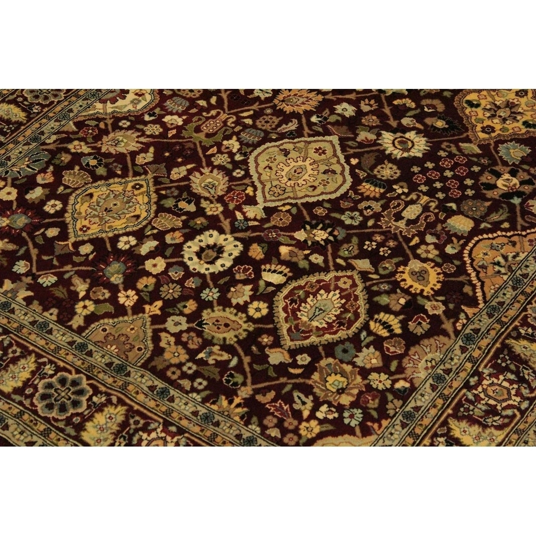 Tabriz Pak-Persian Gema Red/Red Wool Rug (4'1 x 6'1) - 4 ft. 1 in. x 6 ...