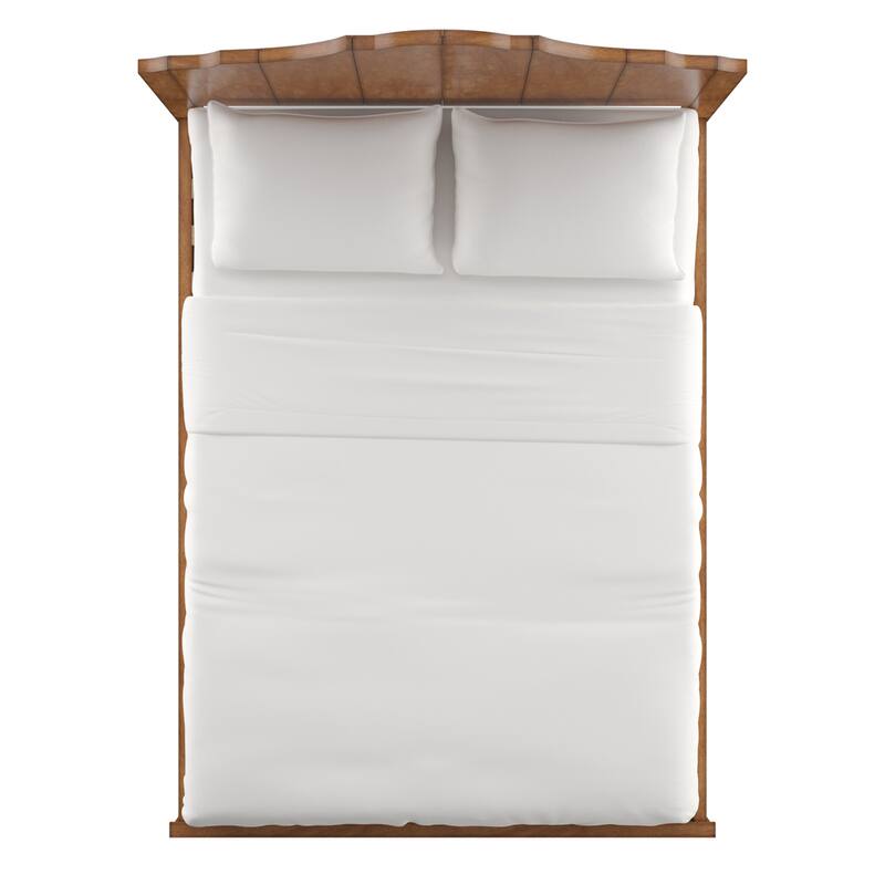 Ediline Antique-finish Scalloped Platform Storage Bed by iNSPIRE Q Classic