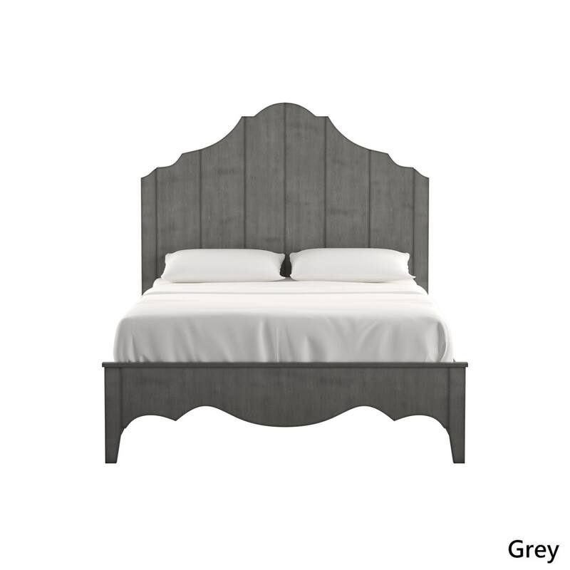 Ediline Antique-finish Scalloped Platform Storage Bed by iNSPIRE Q Classic