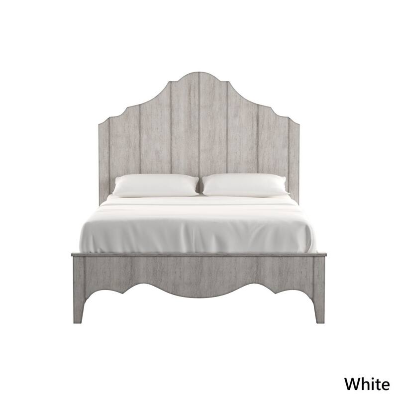 Ediline Antique-finish Scalloped Platform Storage Bed by iNSPIRE Q Classic