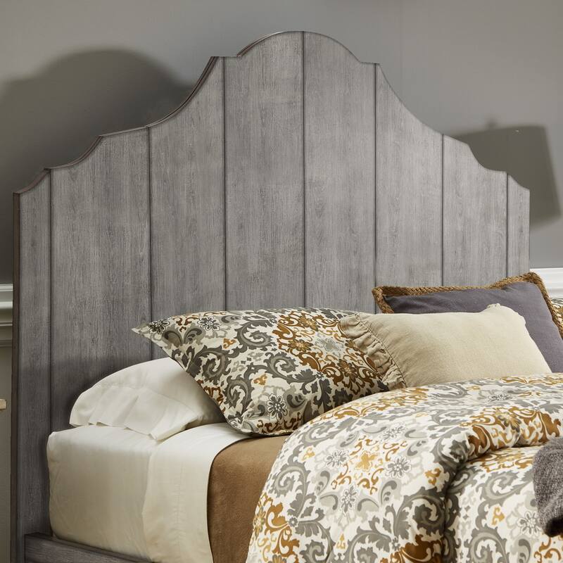 Ediline Antique-finish Scalloped Platform Storage Bed by iNSPIRE Q Classic