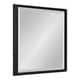 preview thumbnail 16 of 39, Kate and Laurel Blake Framed Wall Mirror 21.5x21.5 - Black