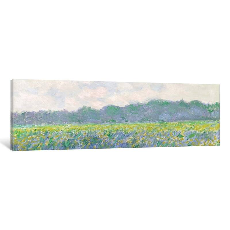 iCanvas "Field of Yellow Irises at Giverny, 1887 " by Claude Monet