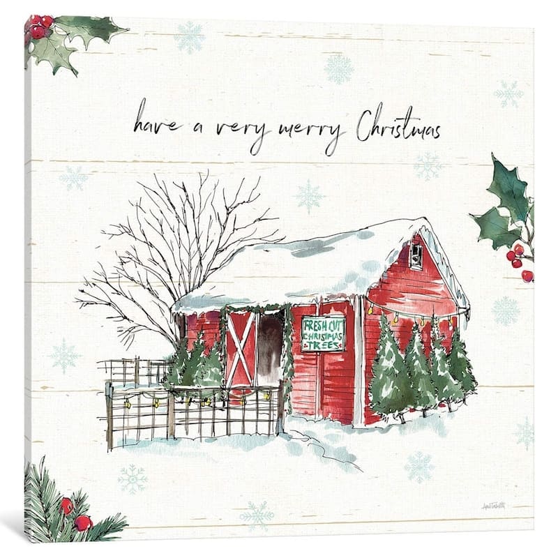 iCanvas "Have a Very Merry Christmas" by Anne Tavoletti
