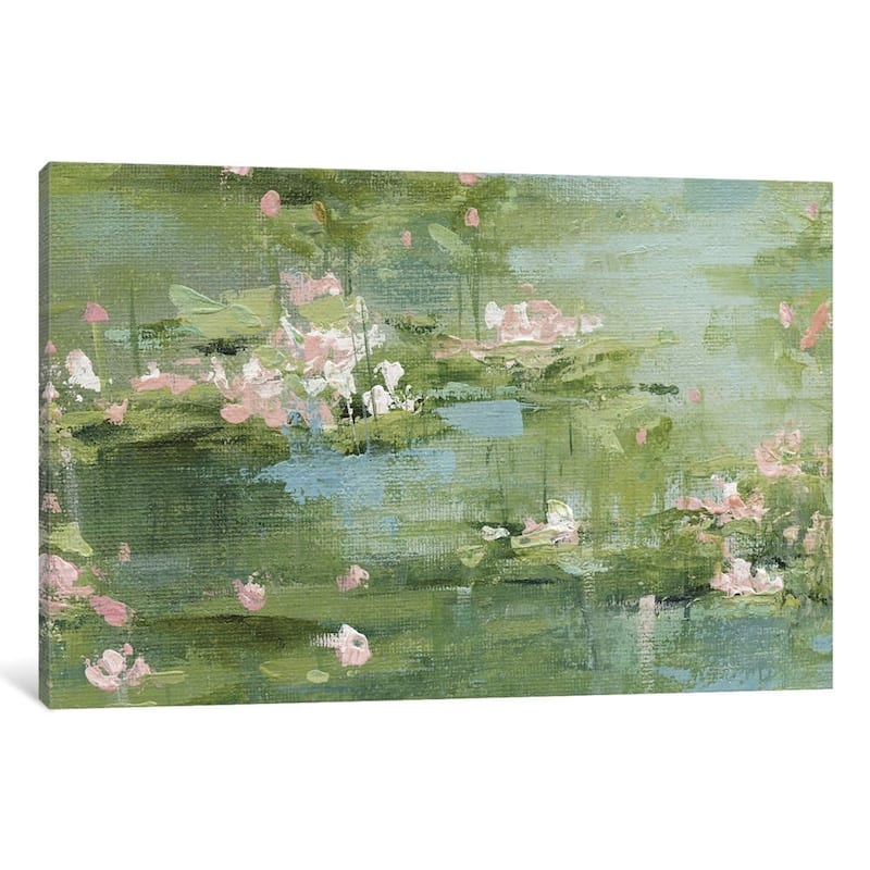 iCanvas "Celadon Waterlillies I" by Carol Robinson