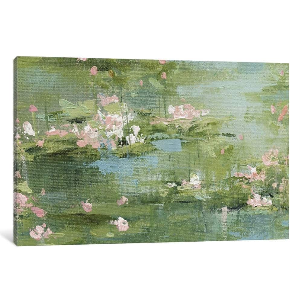iCanvas "Celadon Waterlillies I" by Carol Robinson