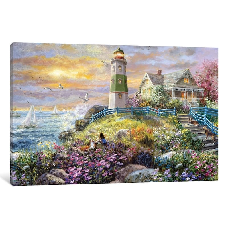 iCanvas "Watching The Sunset" by Nicky Boehme