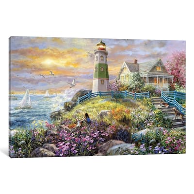 iCanvas "Watching The Sunset" by Nicky Boehme