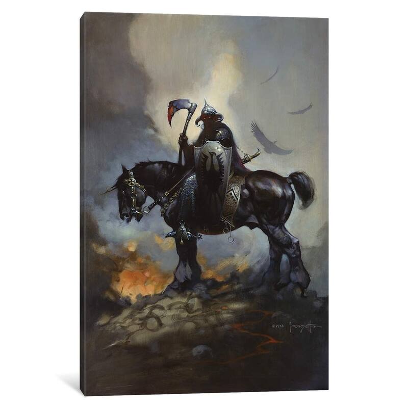 iCanvas "Death Dealer" by Frank Frazetta