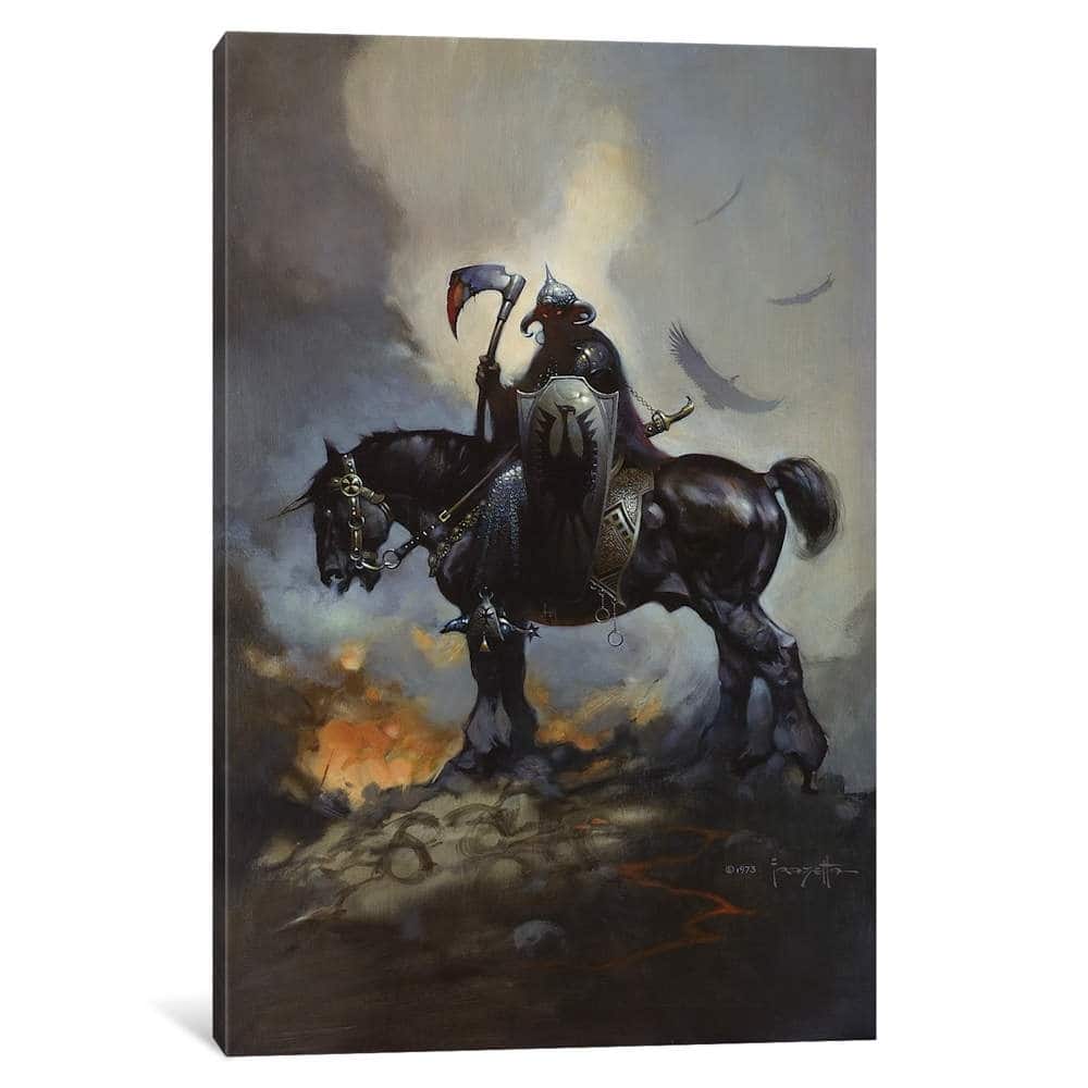 iCanvas "Death Dealer" by Frank Frazetta