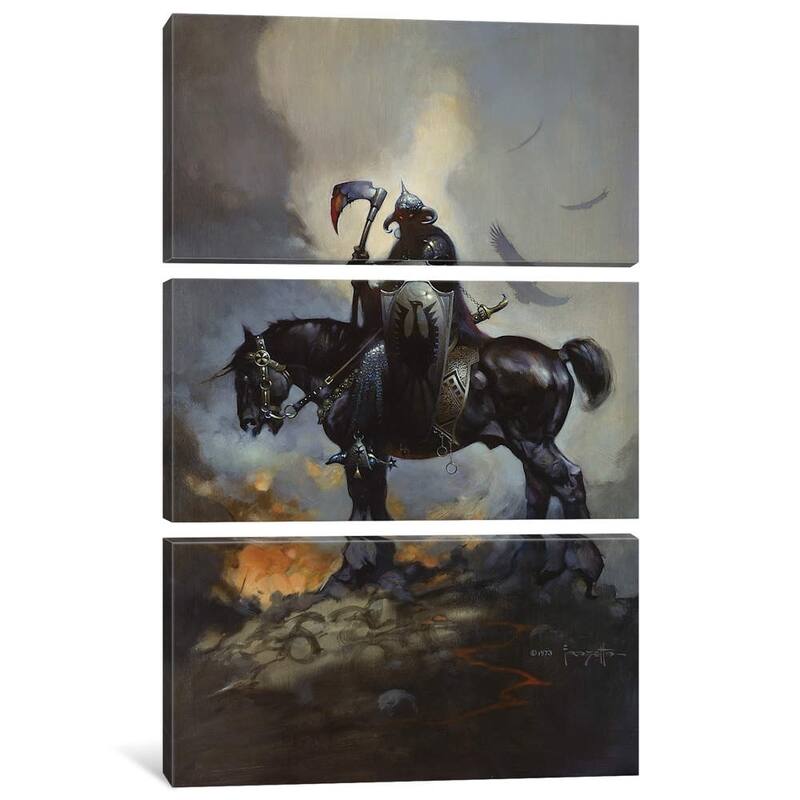 iCanvas "Death Dealer" by Frank Frazetta