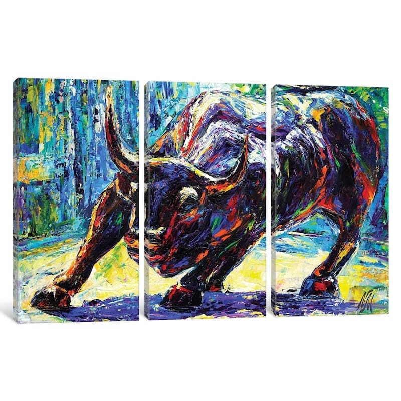 iCanvas "Charging Bull" by Natasha Mylius