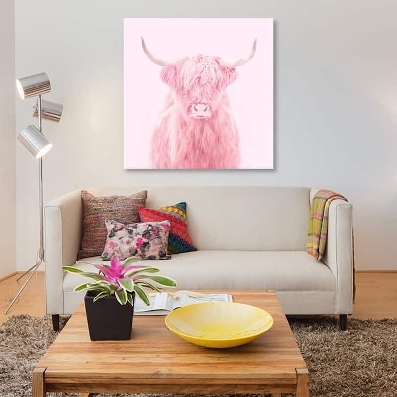iCanvas "Highland Cow" by Paul Fuentes