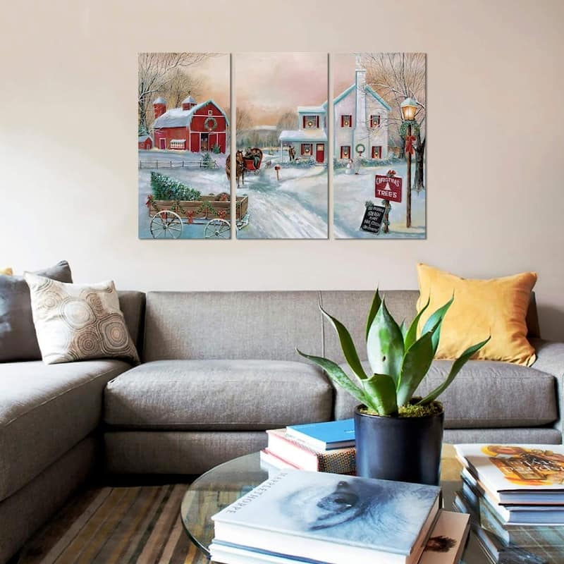 iCanvas "Christmas Tree Farm" by Ruane Manning