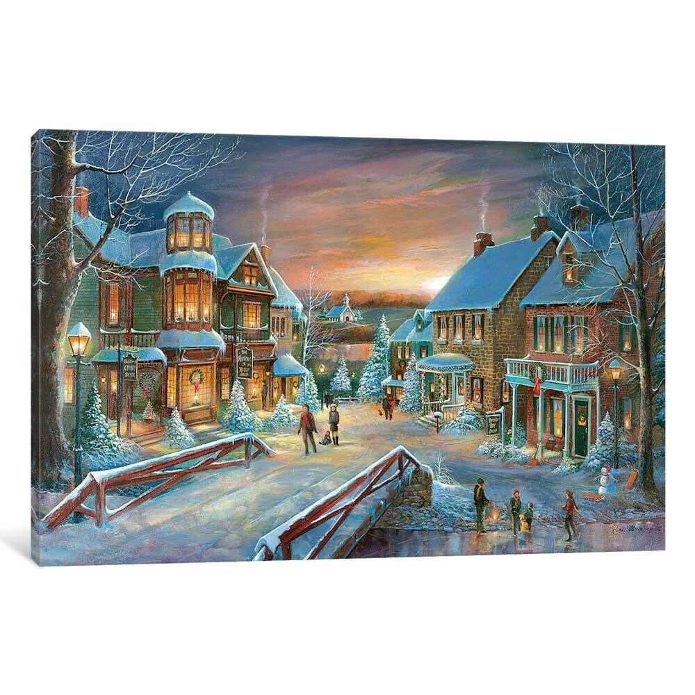 Icanvas Home For The Holidays By Ruane Manning Overstock 25643073