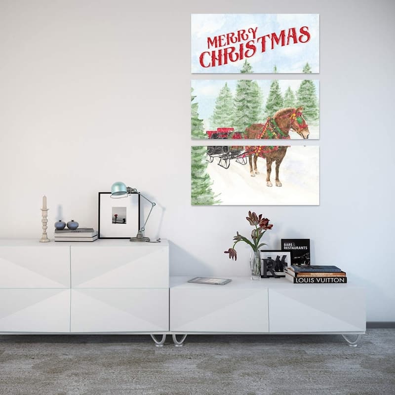 iCanvas "Sleigh Bells Ring - Merry Christmas" by Tara Reed