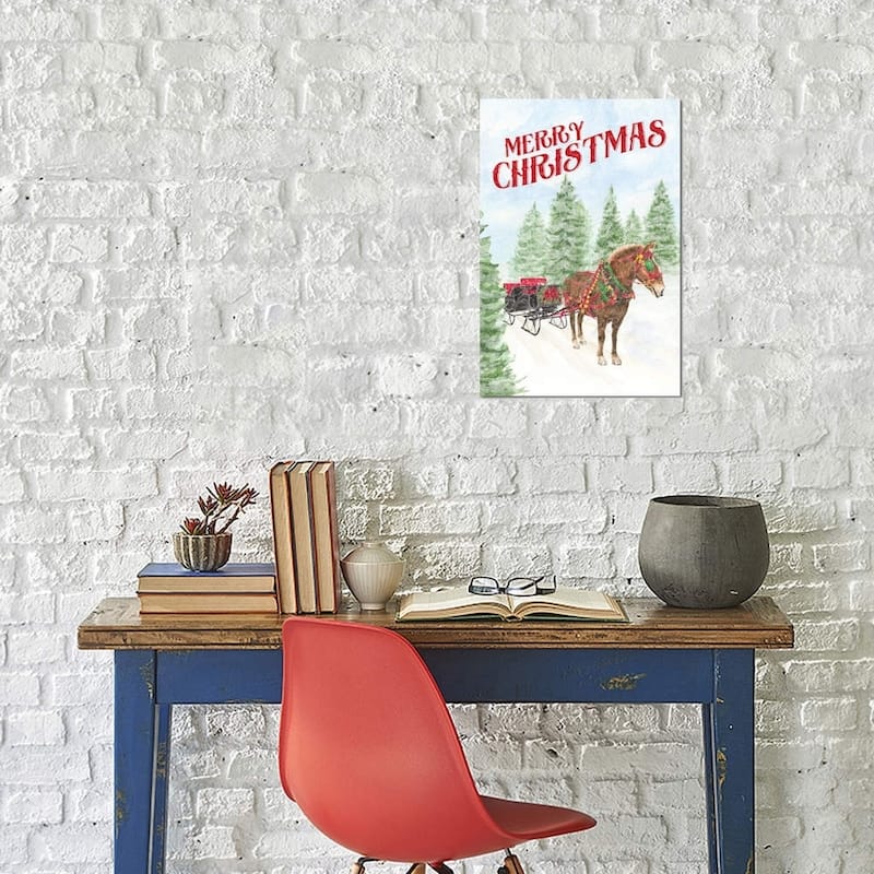 iCanvas "Sleigh Bells Ring - Merry Christmas" by Tara Reed