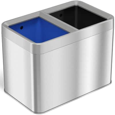 Skinny kitchen trash can