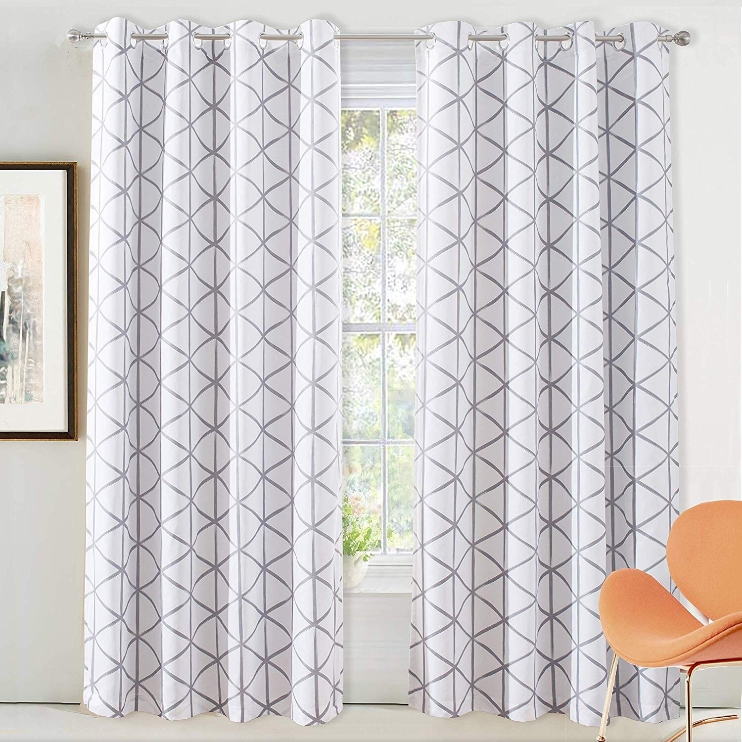 Shop Driftaway Raymond Geometric Pattern Lined Blackout Window