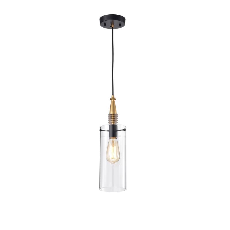 Flamur Gold 1-Light Gorgeous Pendant Glass Shade