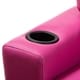 preview thumbnail 7 of 8, Contemporary Magenta Pink Faux Leather Recliner