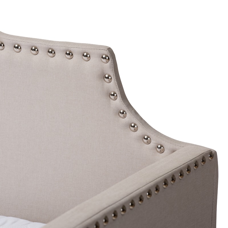 Contemporary Twin Size Daybed with Roll Out Trundle Guest Bed