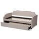 preview thumbnail 8 of 18, Contemporary Twin Size Daybed with Roll Out Trundle Guest Bed