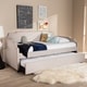 preview thumbnail 1 of 18, Contemporary Twin Size Daybed with Roll Out Trundle Guest Bed