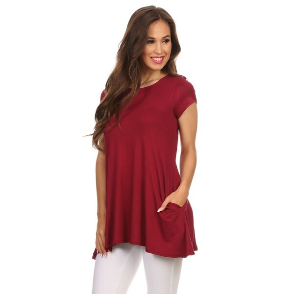 Loose fitting short sleeve tops Clearance