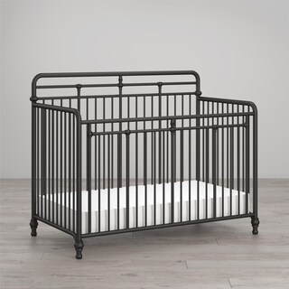 little seeds monarch hill hawken 3 in 1 convertible metal crib