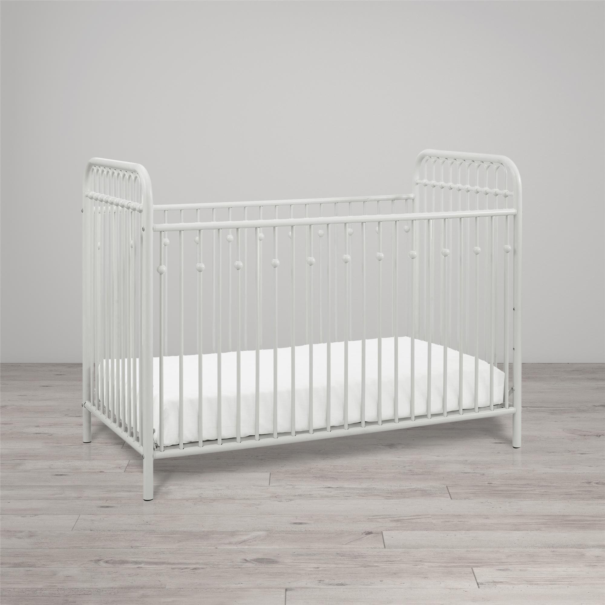 Little Seeds Monarch Hill Ivy White Metal Crib