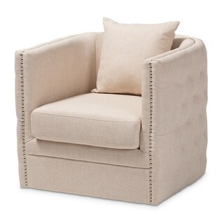 Contemporary Fabric Swivel Chair