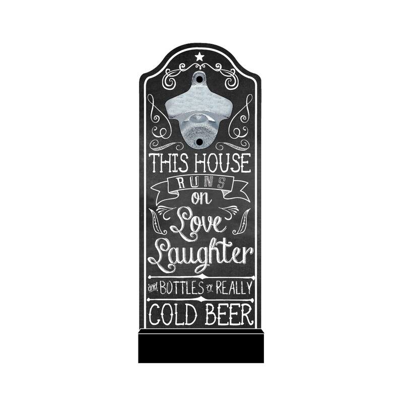 Modern Home Wall Mounted Bottle Opened w/Cap Catcher