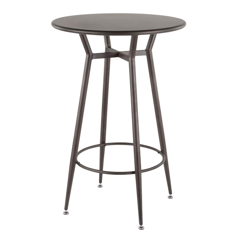 Carbon Loft Barton Industrial Round Bar Table - N/A
