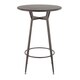 Carbon Loft Barton Industrial Round Bar Table - Thumbnail 2