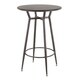 Carbon Loft Barton Industrial Round Bar Table - Thumbnail 0