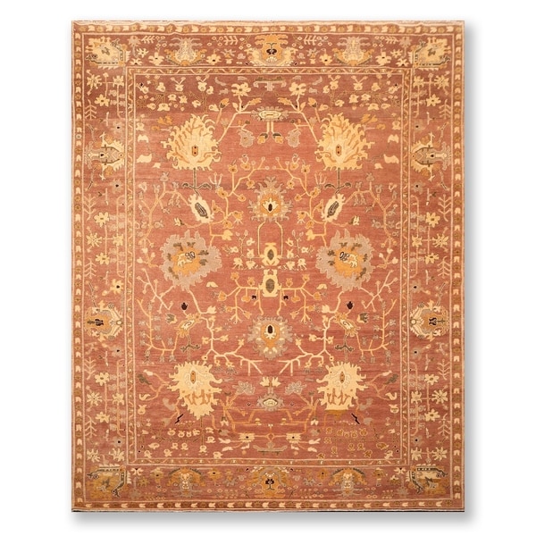 Authentic Turkish Oushak Hand Knotted Wool Persian Area Rug (8'10"x12'4") - 8'10" x 12'4"