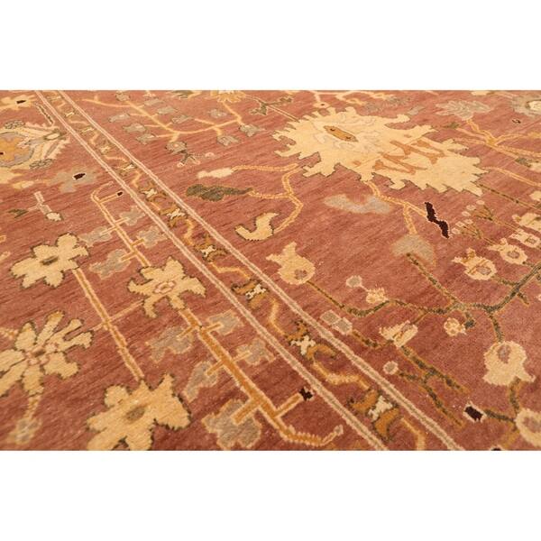 Authentic Turkish Oushak Hand Knotted Wool Persian Area Rug Authentic Turkish Oushak Hand