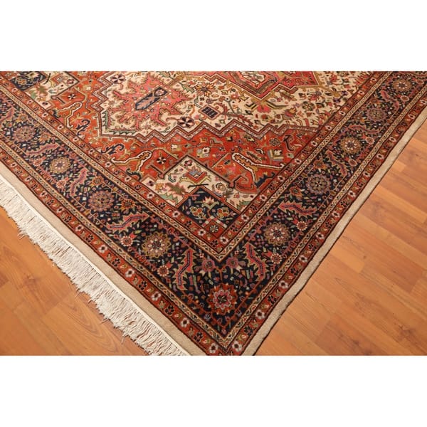Pande Cameron Heriz Hand Knotted Wool Indo Persian Area Pande Cameron Heriz Hand Knotted Wool Indo Persian Area