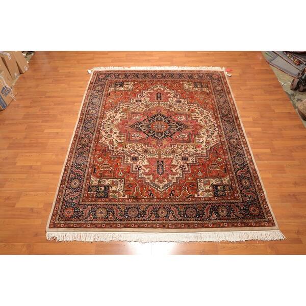 Pande Cameron Heriz Hand Knotted Wool Indo Persian Area Pande Cameron Heriz Hand Knotted Wool Indo Persian Area