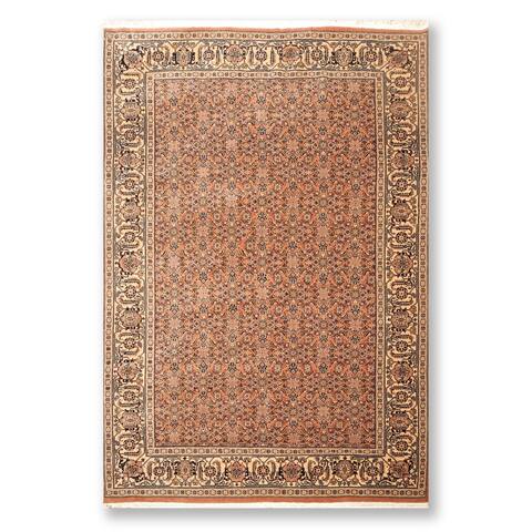 Hand Knotted Wool Persian Oriental Area Rug (6'1"x8'10") - 6'1" x 8'10"