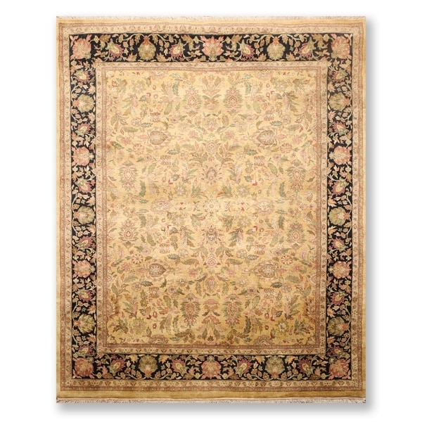 Hand Knotted Wool Tea Wash Persian Oriental Area Rug (7'9"x9'8") - 7'9" x 9'8"